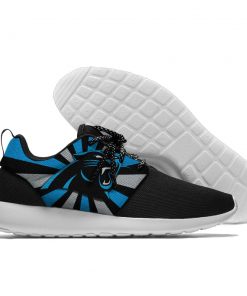 Men's NFL Carolina Panthers  Roshe Style Lightweight Running Shoes 002