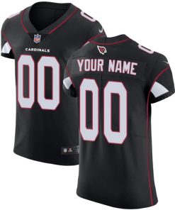 Men's Arizona Cardinals Black Alternate Vapor Untouchable Custom Elite NFL Stitched Jersey
