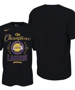 Los Angeles Lakers 2020 NBA Finals Champions Black T-Shirt