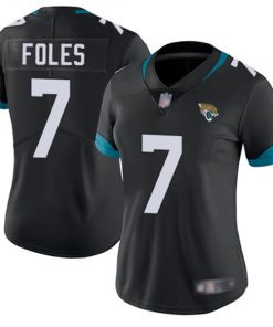 Women's Jaguars  #7 Nick Foles Black Vapor Untouchable Limited Stitched NFL Jersey