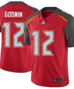 Men's Tampa Bay Buccaneers #12 Chris Godwin Red Vapor Untouchable Limited Stitched NFL Jersey