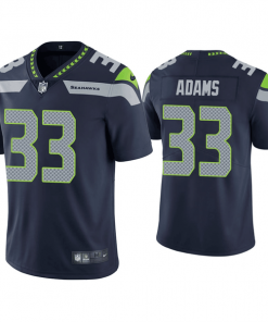 Men's Seattle Seahawks #33 Jamal Adams Navy Vapor Untouchable Limited Stitched Jersey