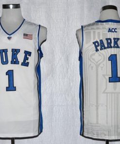 Blue Devils #1 Jabari Parker White Basketball Stitched NCAA Jersey