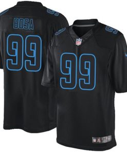 Nike Chargers #99 Joey Bosa Black Men's Stitched NFL Impact Limited Jersey