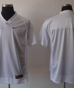 Crimson Tide Blank White Stitched NCAA Jersey