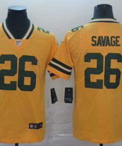 Men's Green Bay Packers #26 Darnell Savage Gold Inverted Legend Stitched NFL Jersey