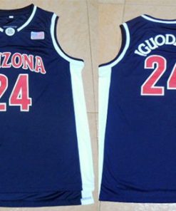 Wildcats #24 Andre Iguodala Navy Blue Basketball Stitched NCAA Jersey