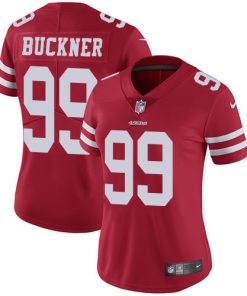 Women's NFL San Francisco 49ers #99 DeForest Buckner Red Vapor Untouchable Limited Stitched Jersey£¨Run Small)£©