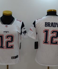 Women's New England Patriots #12 Tom Brady White Vapor Untouchable Limited Stitched NFL Jersey