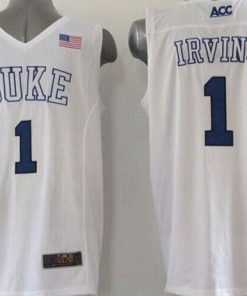 Blue Devils #1 Kyrie Irving White Basketball Elite Stitched NCAA Jersey