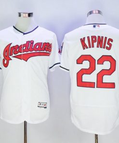 Indians #22 Jason Kipnis White Flexbase Authentic Collection Stitched MLB Jersey