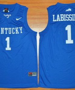 Wildcats #1 Skal Labissiere Royal Blue Basketball Stitched NCAA Jersey