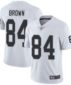 Youth Oakland Raiders #84 Antonio Brown White Vapor Untouchable Limited Stitched NFL Jersey
