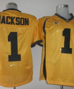 Golden Bears #1 DeSean Jackson Gold Stitched NCAA Jersey