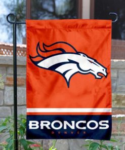 Denver Broncos Double-Sided Garden Flag 001 (Pls Check Description For Details)