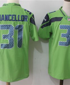 Men's Nike Seattle Seahawks #31 Kam Chancellor Steel Green Stitched NFL Vapor Untouchable Limited Jersey