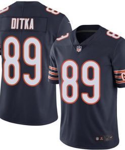 Nike Bears #89 Mike Ditka Navy Blue Men's Stitched NFL Limited Rush Jersey