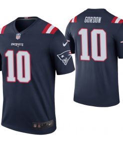 Men's New England Patriots #10 Josh Gordon  Navy Color Rush  Limited Stitched NFL Jersey