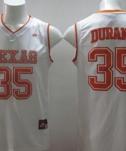 Longhorns #35 Kevin Durant White Stitched NCAA Jersey