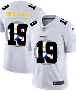 Men's Pittsburgh Steelers #19 JuJu Smith-Schuster White Stitched NFL Jersey