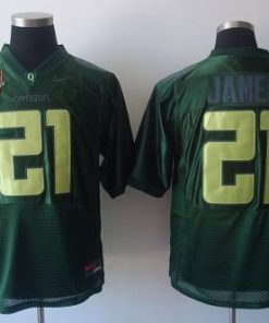 Ducks #21 LaMichael James Green Stitched NCAA Jersey
