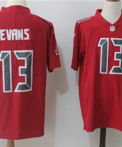 Men's Nike Tampa Bay Buccaneers #13 Mike Evans Red Stitched NFL Limited Rush Jersey