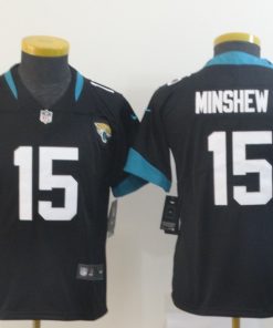 Youth Jacksonville Jaguars #15 Gardner Minshew II Black 2019 Vapor Untouchable Stitched NFL Jersey