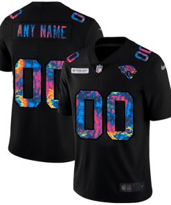 Men's Jacksonville Jaguars ACTIVE PLAYER Custom 2020 Black Crucial Catch Limited Stitched NFL Jersey