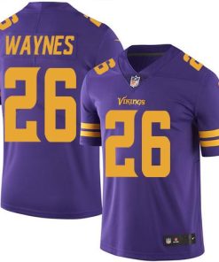 Nike Vikings #26 Trae Waynes Purple Men's Stitched NFL Limited Rush Jersey