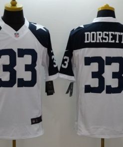 Nike Cowboys #33 Tony Dorsett White Thanksgiving Throwback Men's Stitched NFL Limited Jersey