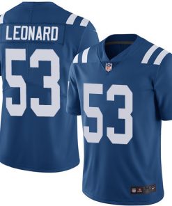 Men's Colts #53 Darius Leonard Royal Blue Vapor Untouchable Limited Stitched NFL Jersey