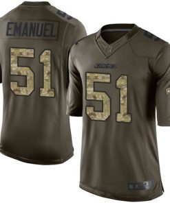 Nike Chargers #51 Kyle Emanuel Green Men's Stitched NFL Limited Salute to Service Jersey