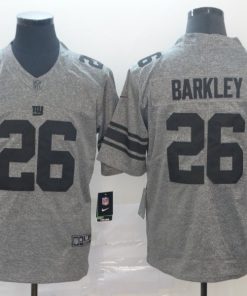 Men's New York Giants #26 Saquon Barkley Grey Limited Stitched NFL Jersey