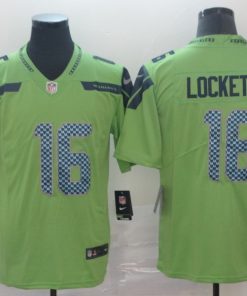 Men's Seattle Seahawks #16 Tyler Lockett Green Vapor Untouchable Limited Stitched NFL Jersey