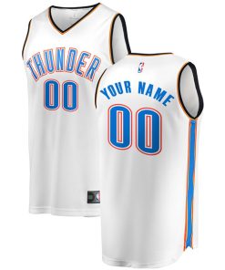 Men's Oklahoma City Thunder Customized Stitched NBA Jersey