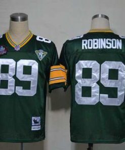 Mitchell And Ness Packers #89 Dave Robinson Green Throwback Stitched NFL Jersey