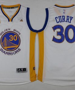 Warriors #30 Stephen Curry White Trophy Banner Champions Stitched NBA Jersey