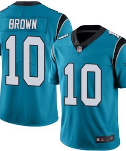 Nike Panthers #10 Corey Brown Blue Men's Stitched NFL Limited Rush Jersey