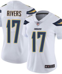 Women's  Los Angeles Chargers #17 Philip Rivers  White Vapor Untouchable Limited Stitched NFL Jersey