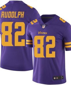 Nike Vikings #82 Kyle Rudolph Purple Men's Stitched NFL Limited Rush Jersey