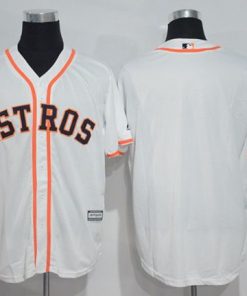 Astros Blank White New Cool Base Stitched MLB Jersey