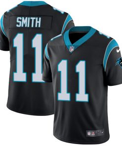 Men's Carolina Panthers #11 Torrey Smith Black Vapor Untouchable Limited Stitched NFL Jersey