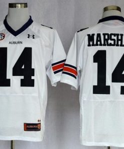 Tigers #14 Nick Marshall White Stitched NCAA Jersey