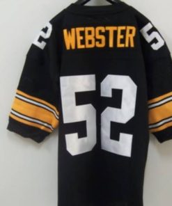 Mitchell & Ness Steelers #52 Mike Webster Black Stitched Throwback NFL Jersey