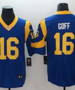 Men's  Rams #16 Jared Goff Royal Blue  Vapor Untouchable Limited Stitched NFL Jersey
