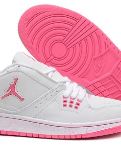 Running weapon Cheap Air Jordan 1 Women's Retro Shoes White/Pink