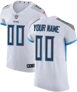 Men's Tennessee Titans White Vapor Untouchable Custom Elite NFL Stitched Jersey
