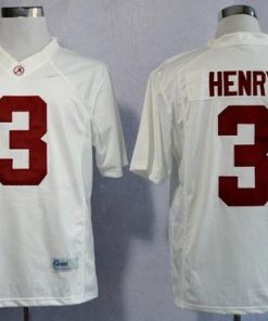 Crimson Tide #3 Derrick Henry White Limited Stitched NCAA Jersey