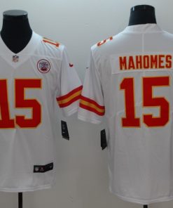 Men's Kansas City Chiefs #15 Patrick Mahomes White Vapor Untouchable Limited Stitched NFL Jersey