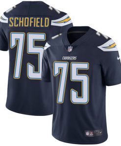 Men's Los Angeles Chargers #75 Michael Schofield Navy Blue Vapor Untouchable Limited Stitched NFL Jersey